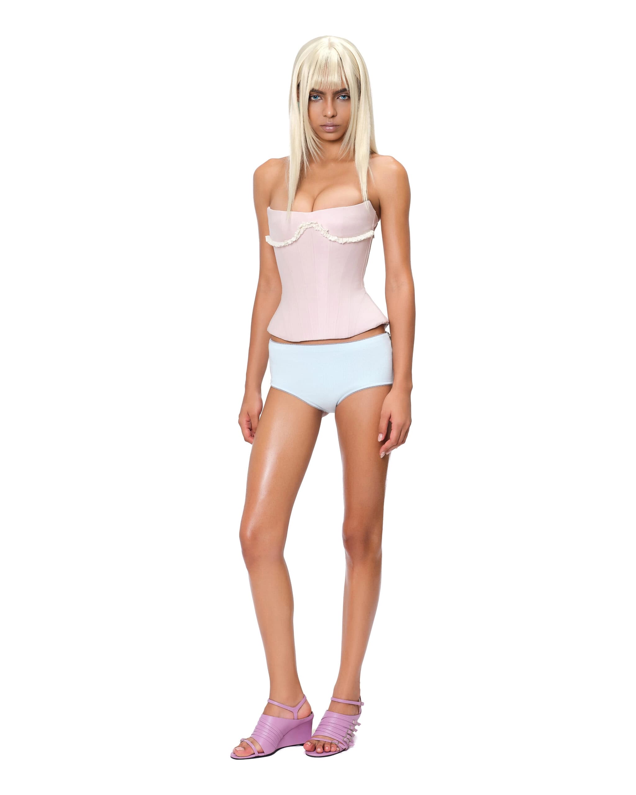 Verony Satin Corset - hover