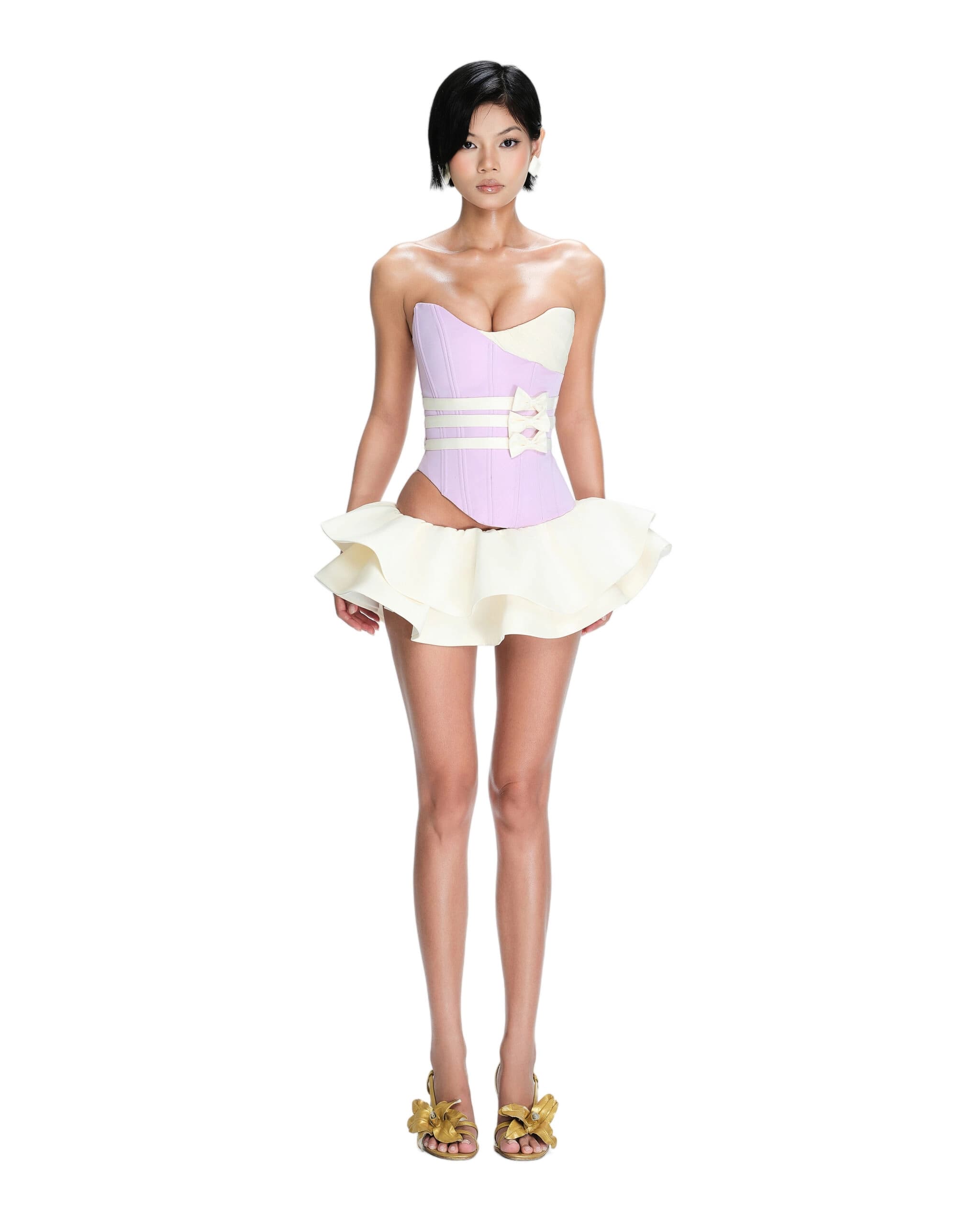 Flury Silk Corset Dress
